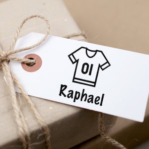 Kleiner Namens-Stempel Trikot x Vornamen