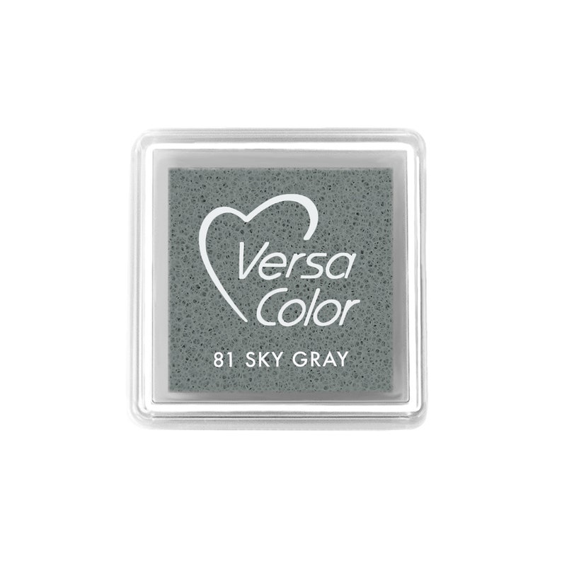 Stempelkissen Grau Schwarz und Weißtöne VersaColor Tsukineko klein 81 Sky Gray