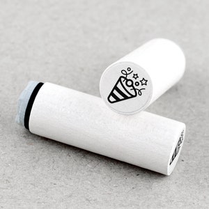 Mini Rubber Stamp Party Popper