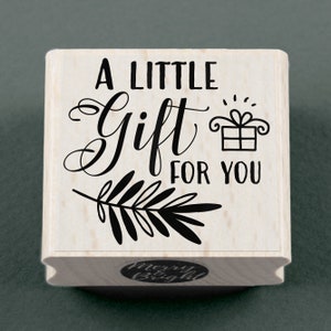 Rubber Stamp A Little Gift For You 40 x 40 mm