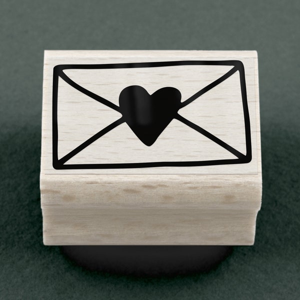 Rubber Stamp Loveletter 20 x 10 mm