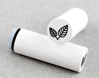 Mini Rubber Stamp Leaves
