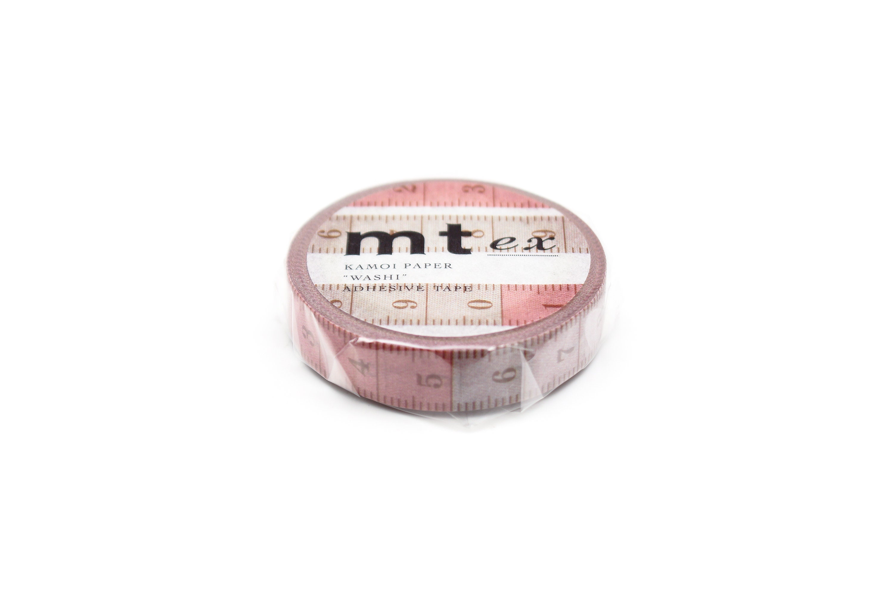 Retro Teacher Measuring Tape Ruler Washi Tape 15mm Wide X 3M Roll No.12521  