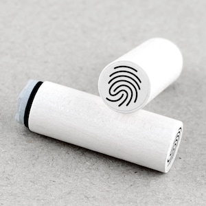 Mini Rubber Stamp Fingerprint