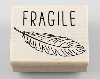 Rubber Stamp Fragile 40 x 30 mm