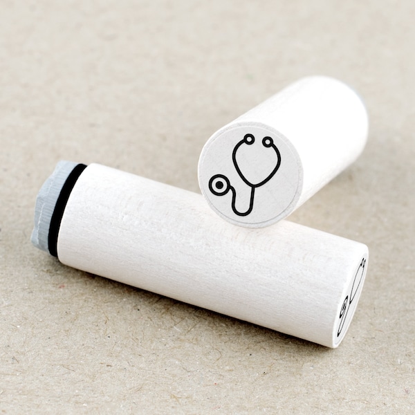 Mini Rubber Stamp Stethoscope