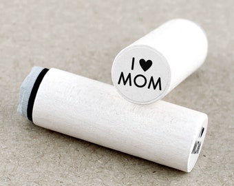 Mini Rubber Stamp Mom