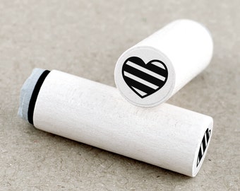 Mini Rubber Stamp Heart