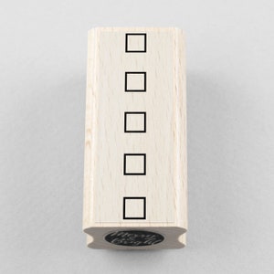 Stempel Checklist Square 10 x 45 mm