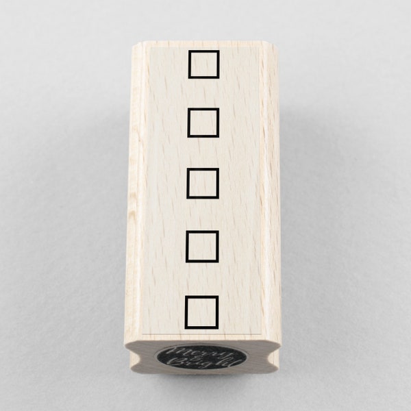 Stempel Checklist Square 10 x 45 mm