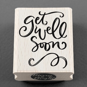 Stempel Get Well Soon 35 x 45 mm