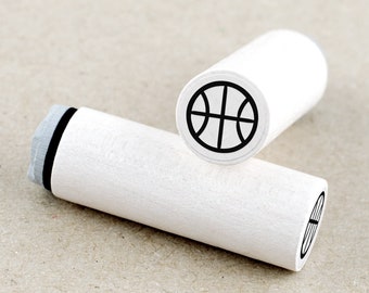 Mini Rubber Stamp Basketball