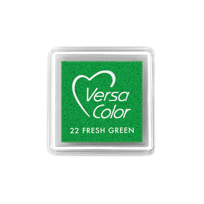 Stempelkissen helle Grüntöne VersaColor Tsukineko klein 22 Fresh Green
