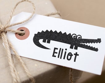 Small Name Stamp Crocodiles x First Names