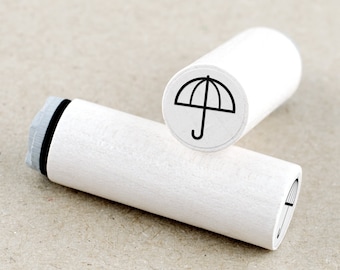 Mini Rubber Stamp Umbrella