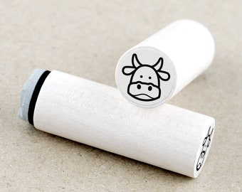 Mini Rubber Stamp Bull