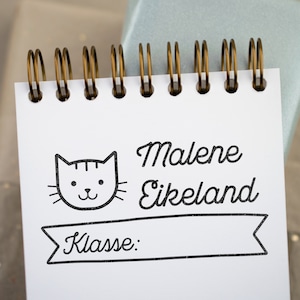 Großer Schul-Stempel Tiere 50 x 30 mm