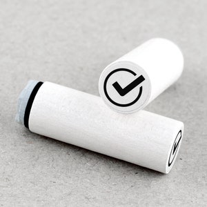 Ministempel Häkchen-Symbol