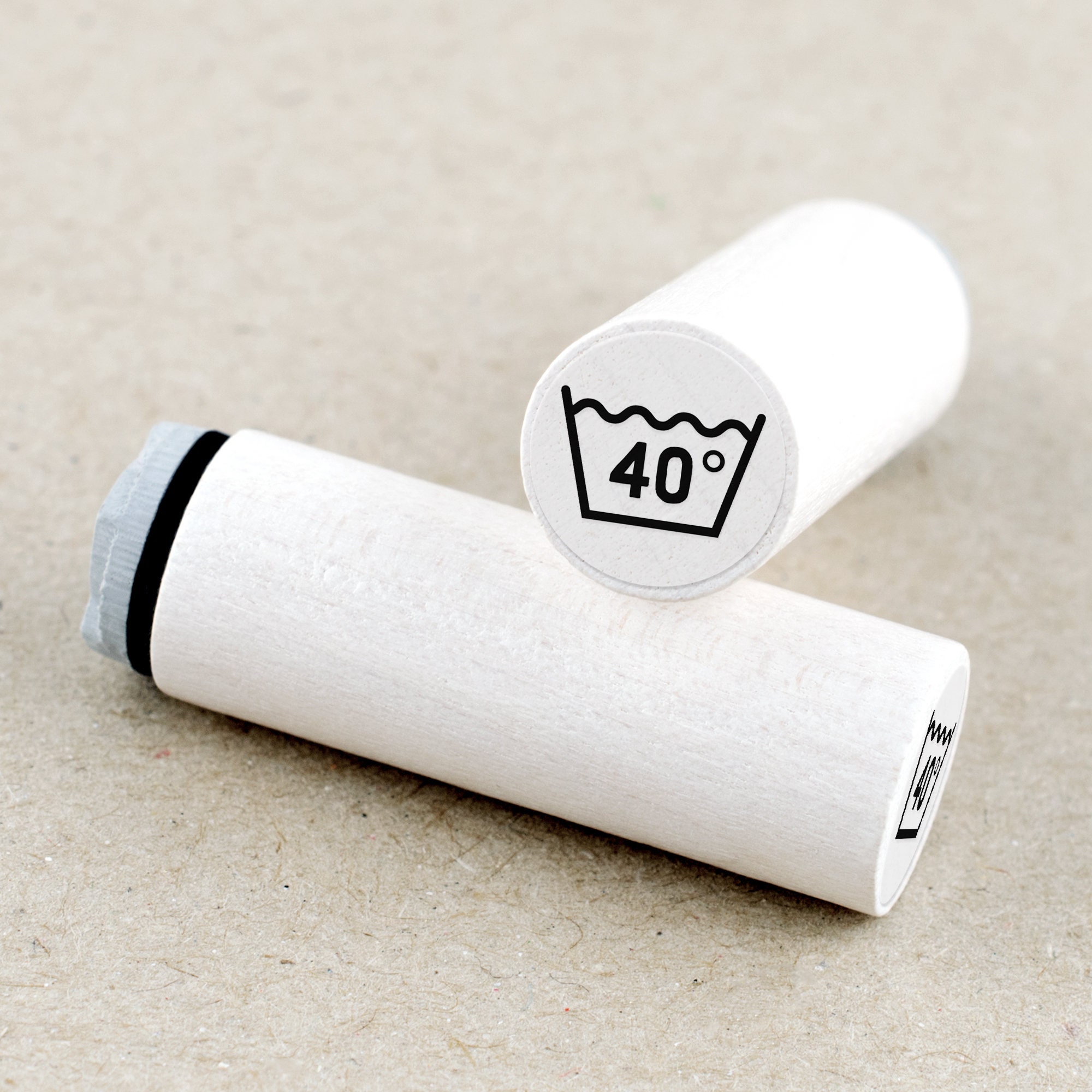 Machine Washable Emblem Mini Rubber Stamp Machine Wash at 40 C/105 F (laundry Symbol) - Etsy