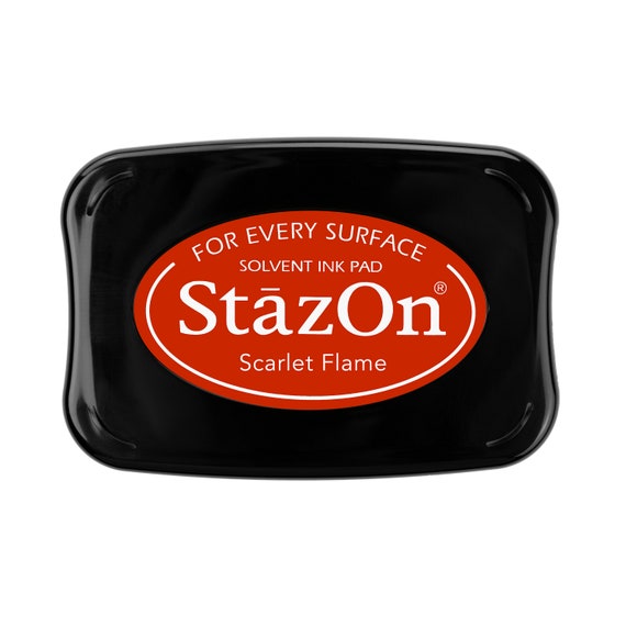 Stzon Ink Pad, Scarlet Flame by Tsukineko