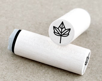 Mini Rubber Stamp Maple Leaf