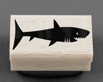 Rubber Stamp Shark 40 x 20 mm