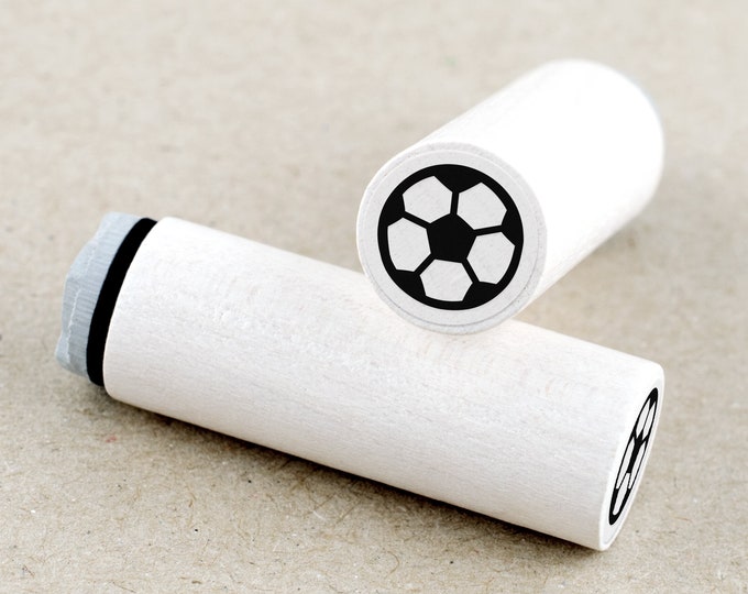 Mini Rubber Stamp Football