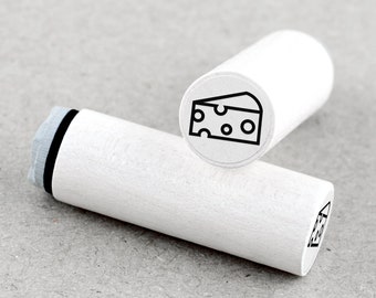 Mini Rubber Stamp Cheese