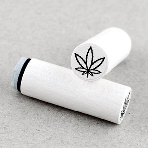 Ministempel Hanfblatt
