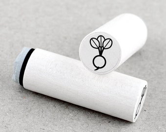 Mini Rubber Stamp Radish