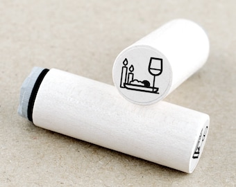 Mini Rubber Stamp Dinner