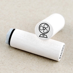 Mini Rubber Stamp Fan