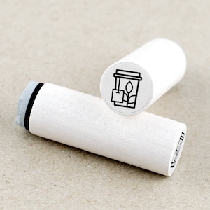 Mini Rubber Stamp Tea-to-go