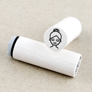 Mini mascherina con timbro