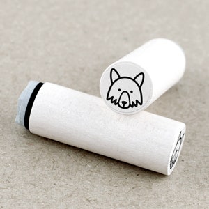 Mini Rubber Stamp Wolf