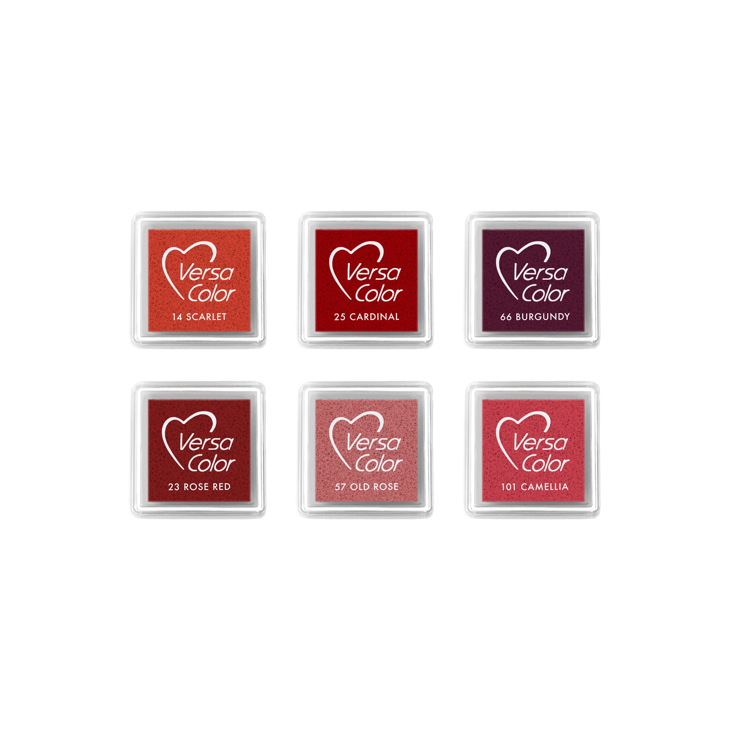 Red Ink Pad - VersaColor Pigment Ink Pad Large in Rose Red Ink for stamp -  Red Ink Pad - Versa Color - Colour Ink Pad - Christmas Stamp