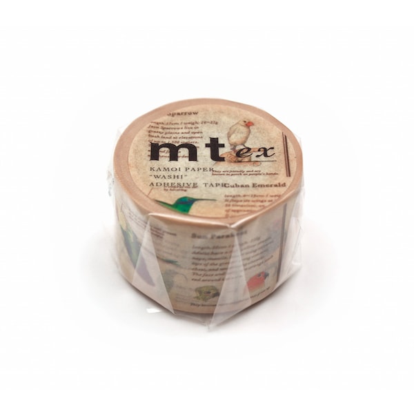 mt Masking Tape Ex Encyclopedia Bird