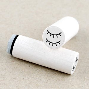 Mini Rubber Stamp Eyelashes