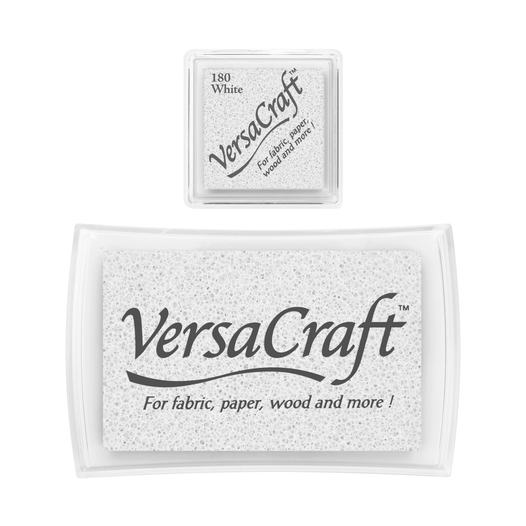 Encreur tissu Versacraft noir, encre à séchage lent pour textile