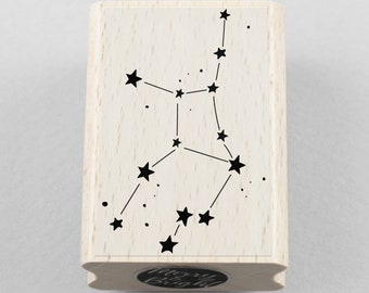 Rubber Stamp Zodiac Virgo 30 x 45 mm