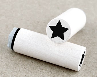 Mini Rubber Stamp Star