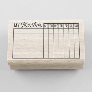 Rubber Stamp My Tracker 75 x 45 mm