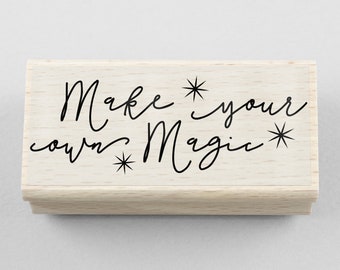 Rubber Stamp Make your own Magic 60 x 25 mm