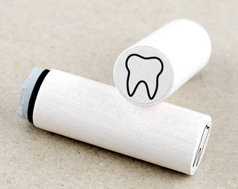 Mini Rubber Stamp Tooth