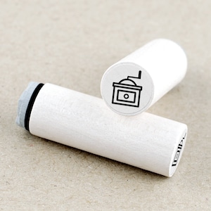 Mini Rubber Stamp Coffee Grinder
