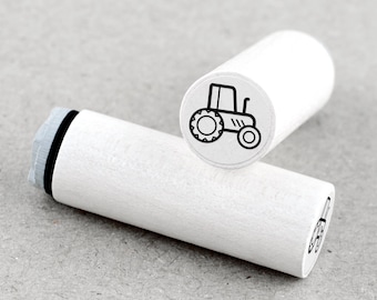 Mini Rubber Stamp Tractor