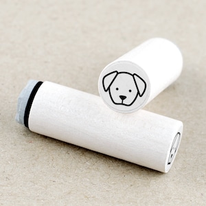 Mini Rubber Stamp Dog