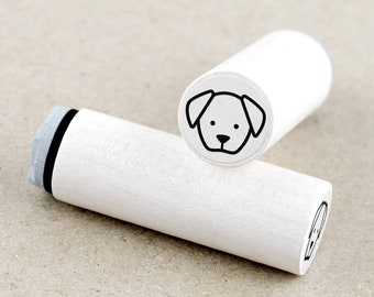 Mini Rubber Stamp Dog
