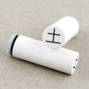 Mini Rubber Stamp Kanji Japanese Character Earth