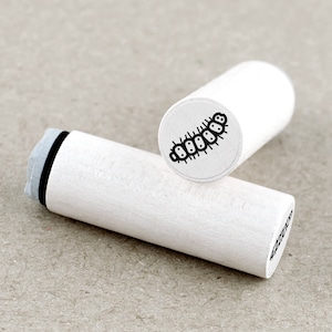 Ministempel Raupe
